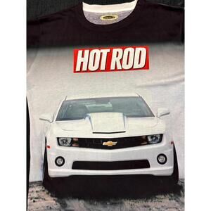 HOT ROD Magazine 2010 Chevy Camaro SS Colorado Timberline Rare Poly-Dri Shirt L